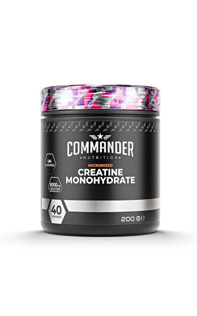 Commander Nutrition Creatine Monohydrate 200 Mesh Micronized 200g (40 Servis)